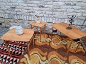 Vintažiniai mid century tikmedžio staliukai - nuotraukos Nr. 29