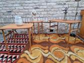 Vintažiniai mid century tikmedžio staliukai - nuotraukos Nr. 30