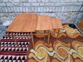Vintažiniai mid century tikmedžio staliukai - nuotraukos Nr. 38