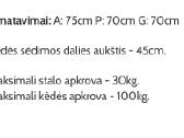 Virtuvės stalo komplektas - nuotraukos Nr. 2