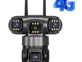 Kupolinė 4G lauko vaizdo kamera 3objektyvai - nuotraukos Nr. 2