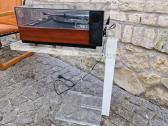 Vintažinis mid century poliakrilo audio stovas - nuotraukos Nr. 18