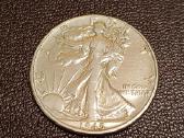 (618) Puse dolerio 1945m. JAV 12,5G sidabras 900 - nuotraukos Nr. 2