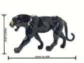 Juoda ir auksinė leopardo statulos, skulptūros - nuotraukos Nr. 6