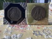 Vintažinė Mergelės Marijos ikona iš bronzos - nuotraukos Nr. 4