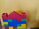 Miniland blokeliai vaikiški.