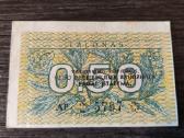0.5 talono 1991 - Valstybinis + klaida serijos Vf