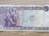 1993 metų 5 litai Jablonskis - nuotraukos Nr. 2