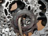 Shimano deore XT kasete ir galinis begiu permeteja - nuotraukos Nr. 3