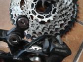 Shimano deore XT kasete ir galinis begiu permeteja - nuotraukos Nr. 4