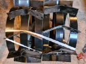 Metaliniai , Geležiniai Ratai skirti kultivatoriui
