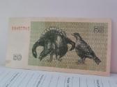 50 talonų (tetervinai) 1992m.