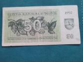 50 talonų (tetervinai) 1992m. - nuotraukos Nr. 3