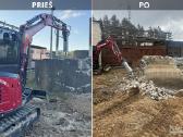 Mini ekskavatoriaus,bobcat,plaktukas,gražtas - nuotraukos Nr. 16