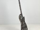 Metalinė steampunk stiliaus gitaros skulptūra - nuotraukos Nr. 9