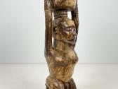 Afrikietiško stiliaus medinis būgnas - nuotraukos Nr. 3