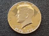 (150) Puse dolerio 1976m. Kenedis sidabras proof - nuotraukos Nr. 2
