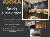 Standartinių/nestandartynių baldų montavimas