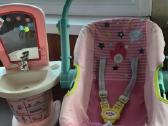 Baby born nešioklė vežimėlis ir kriauklė