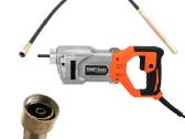 Betono vibratorius 1300w + Žarna 30mm x 2m