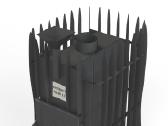 Pirties krosnelė Hotrock Grid 12m3, trumpa pakura - nuotraukos Nr. 6