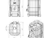 Pirties krosnelė Hotrock Grid 12m3, trumpa pakura - nuotraukos Nr. 10