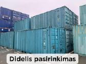 Jūrinis Konteineris 6m 20dc Jūriniai Konteineriai - nuotraukos Nr. 2