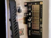 M.2 Nvme į Pcie 4.0/3.0 X1 ir X4
