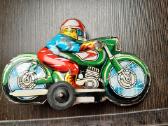 Kolekcinis metalinis vintažinis motociklistas - nuotraukos Nr. 5