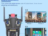 WiFi Kupolinė vaizdo kamera, trigubas objektyvas - nuotraukos Nr. 2