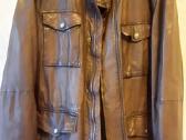 Vyriška odinė striukė nuo Massimo Dutti