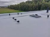 Plokščių stogų dengimas Pvc danga