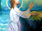 Watercolor Scene of Jesus - nuotraukos Nr. 11