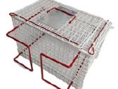 Tramdymo narvas katėms 46x29x29cm