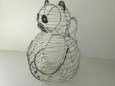 Didelis animalistinis metalinis krepšelis