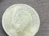 2 Kronos Švedija 1947 sidabras