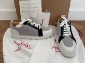 Christian Louboutin Rantulow Flat Navy Blue & Whit - nuotraukos Nr. 4