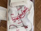 Christian Louboutin Rantulow Flat Navy Blue & Whit - nuotraukos Nr. 6
