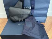 Dior Saddle Bag Black Grained Calfskin - nuotraukos Nr. 2