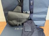 Dior Saddle Bag Black Grained Calfskin - nuotraukos Nr. 3