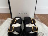 Gucci Ridge Buckled Leather Slides - Slepetes - nuotraukos Nr. 4