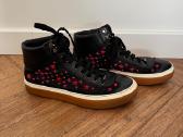 Jimmy Choo Black Star Studded Olympic Mix Argyle