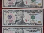 10 JAV dolerių banknotas, 2006 m, 3 vnt.