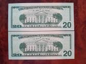 20 JAV dolerių banknotas, 2006 m, Unc, 2 vnt. - nuotraukos Nr. 2