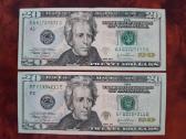 20 JAV dolerių banknotas, 2004 m, 2 vnt.
