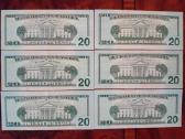 20 JAV dolerių banknotai, 2006 m, 6 vnt. - nuotraukos Nr. 2