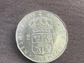 Švedija 2 Kronos 1963 unc ,sidabras