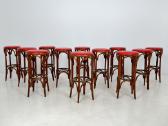 Thonet stiliaus baro kėdė 3 vnt. - nuotraukos Nr. 9