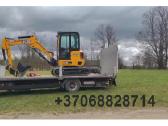 3.5 t mini ekskavatoriaus nuoma su operatoriumi - nuotraukos Nr. 2