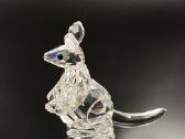Skulptūra ''Swarovski Silver Crystal'' Kengūra